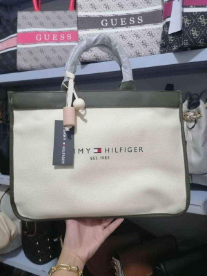 💯💯💯original Canvass tote bag Tommy Hilfiger