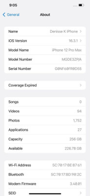 IPHONE 12 PRO MAX 256GB