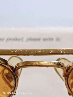 B&L Ray-Ban " AmberMatic " Aviator