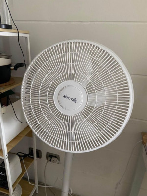 Deerma white electric fan