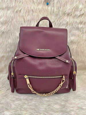 MK Jet Set Item Medium Chain Backpack Bordeaux