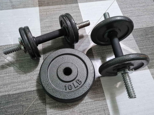 DUMBBELL & BARBELL SET