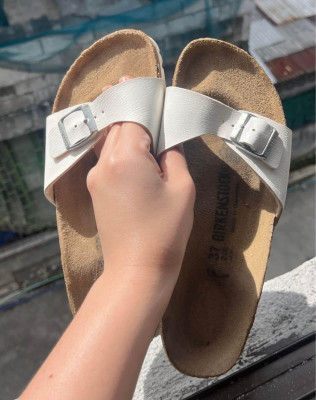 Madrid Matte White Birkenstock Size 37