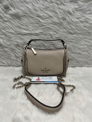 Kate Spade Micro Smoosh Pebbled Crossbody Bag