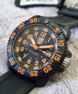 𝗟𝘂𝗺𝗶𝗻𝗼𝘅 𝗡𝗮𝘃𝘆 𝗦𝗲𝗮𝗹  𝗦𝘄𝗶𝘀𝘀 𝗤𝘂𝗮𝗿𝘁𝘇 𝗪𝗮tch