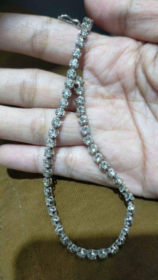 NATURAL REAL DIAMOND TENNIS BRACELET .10ct