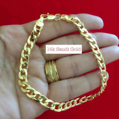 14K SAUDI GOLD BRACELETS