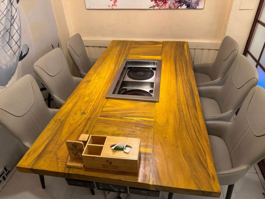 Electric Yakiniku and hotpot BBQ table