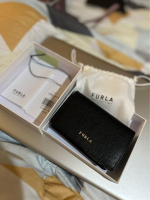 Furla Babylon Business Card Case Black