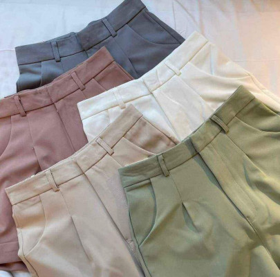 Korean Trouser pants pastel color✨