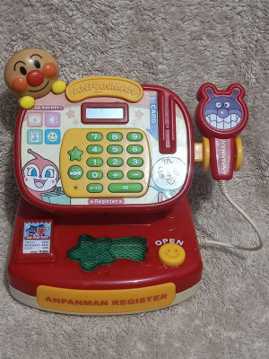 BATTERY-OPERATED ANPANMAN CASH REGISTER