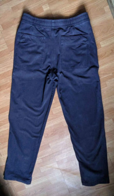 Uniqlo Jersey Ankle Pants Navy Blue