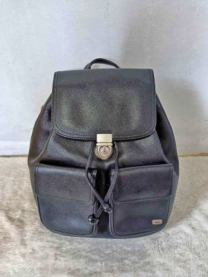 Lacoste Leather Backpack