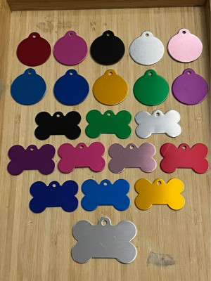 PET TAG w/ COLLAR (Medium to Large Dog Breeds)