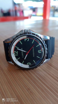 LUMINOR WATCH BATTERY OPERATED GOOD CONTIOON FULY POLISH