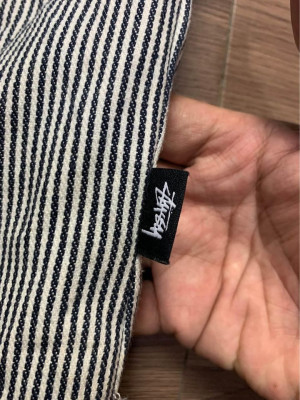 Stussy Hickory Striped Coach Jacket