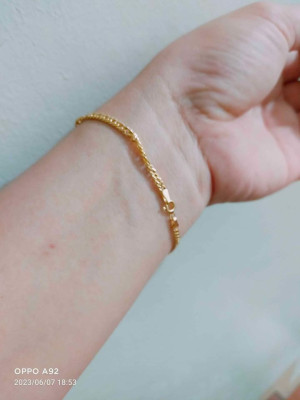 18k Saudi Gold Bracelet