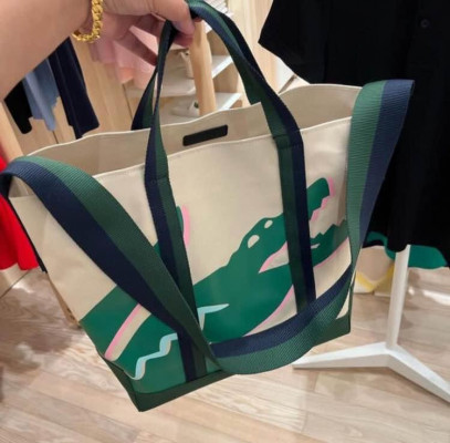 Lacoste canvas tote bag sling bag