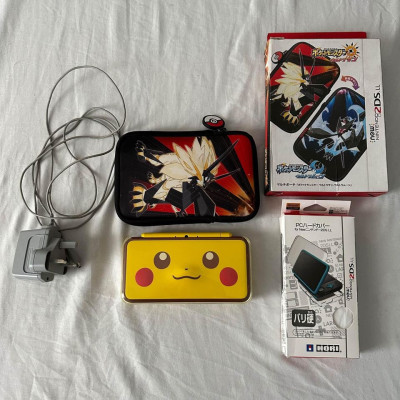 New Nintendo 2ds XL Pikachu Edition cfw 128gb