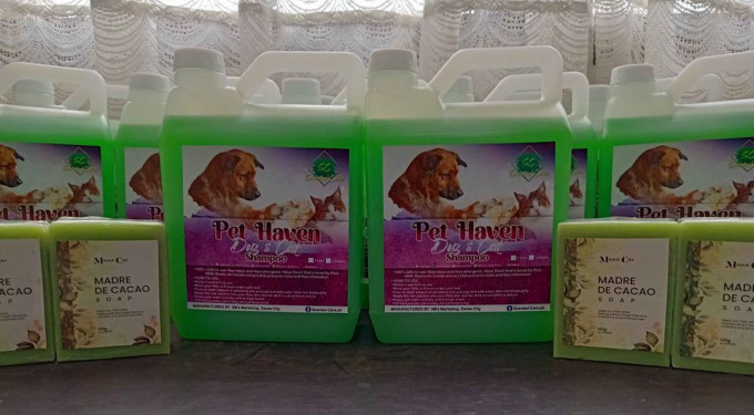 Pet Shampoo with Conditioner and Madre de Cacao extract