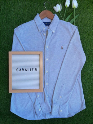 Ralph Lauren Gray Knitted Oxford (Gold Label)