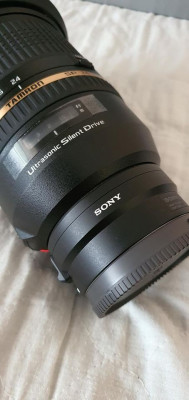 New Tamron SP 24-70mm f2.8 Di IF USD Trinity Lenses with Sony E-Mount Adapter