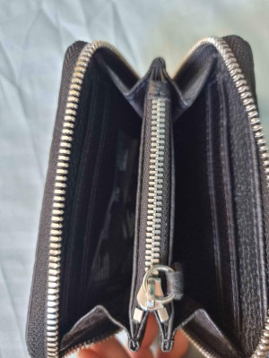 Lacoste zip around wallet