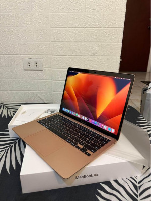 Macbook Air M1 2020 13inch 256gb rosegold complete good as new