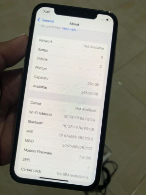 Iphone x 256gb FU no issue open for swap add cash kayo