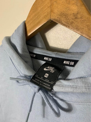 Nike Sb Icon Essential Blue Pullover Hoodie