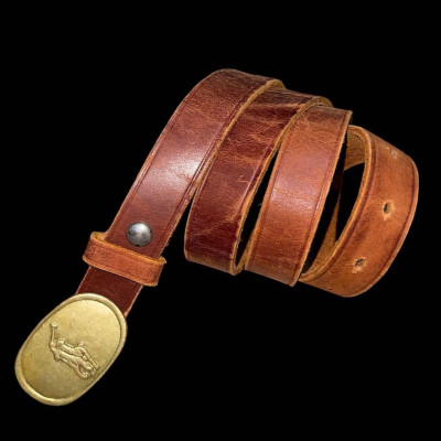 Ralph Lauren Women’s Nickel Leather Belt