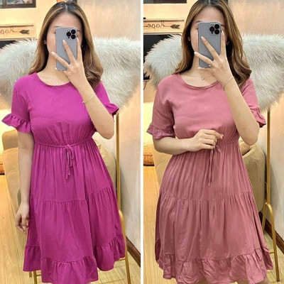 Taylor Sheering Tie Dress