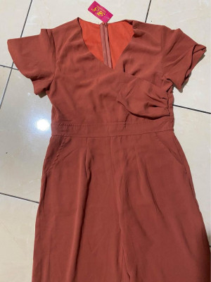 rust jumpsuit
