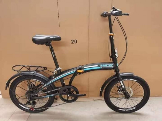 BIKETEC FOLDING BIKE SIZE 20"WITH CARRIER