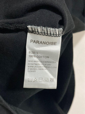 Nike X Paranoise Black Shirt Size Large on tag