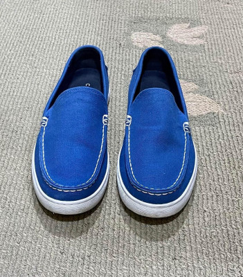 Cole Haan Blue Canvas Sneakers