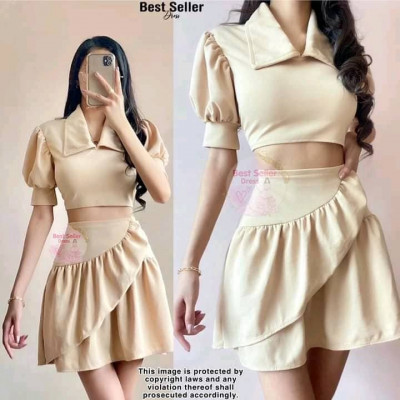 Clara Puff Sleeve Terno