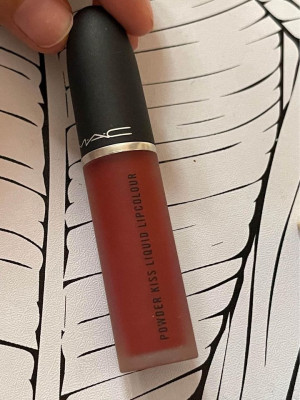 Mac Powder Kiss Liquid Lipstick in Devoted to Chili