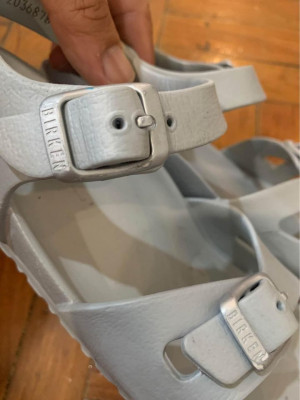 Birkenstock Rio Essential Kids Sandals Grey UNISEX - size EU31