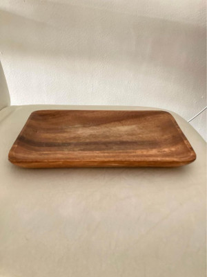 Pre-loved Rectangular Wooden Plate