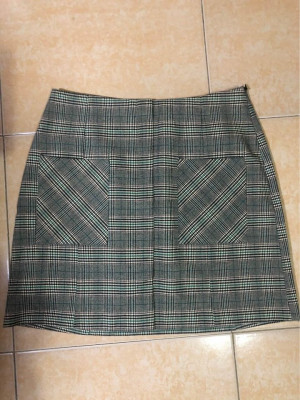 Mango plaid skirt (28-30 waist)