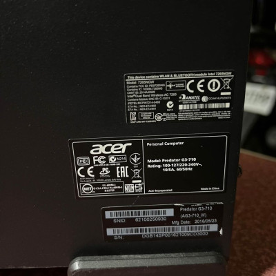 Acer Predator G3 Gaming CPU