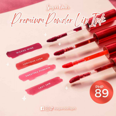 Sugardolls premium powder lip ink