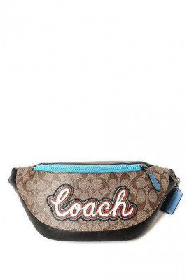 Men's Coach Belt Bag Canvas Tan