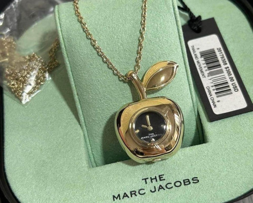 Apple Pendant Watch Necklace