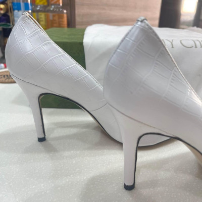 Jimmy Choo Crocodile Embossed Leather