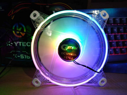 G Storm Slim Blaze Led Fan