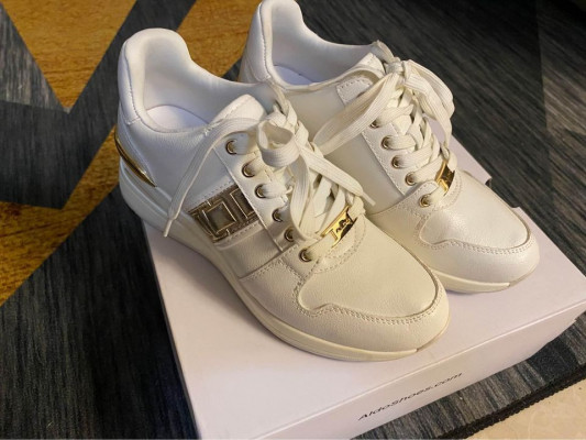 Aldo White Sneakers (wedge)