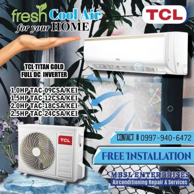BRAND NEW/Factory Sealed Units Inverter Split Type Aircon