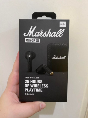Marshall Minor III True Wireless earbuds with charging case